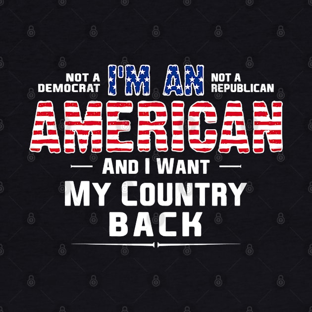 Patriot I Am An American by Tee-hub